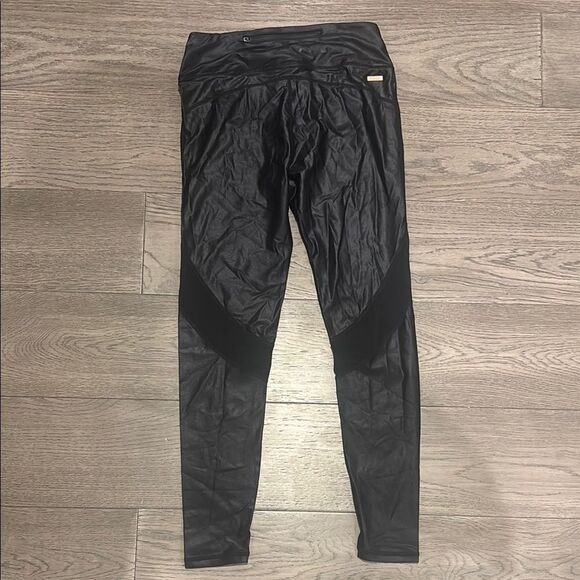 Alala Black Track Pants with Mesh Panels and High-Rise Waistband size small - Picture 9 of 9